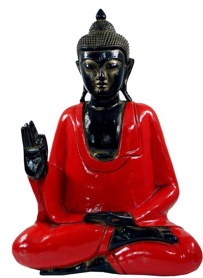 Guru-Shop Buddhafigur Geschnitzter sitzender Buddha im Vitarka Mudra.. von Guru-Shop