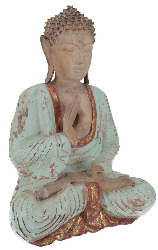 Guru-Shop Buddhafigur Großer Holzbuddha, Buddha Statue, Handarbeit 43.. von Guru-Shop