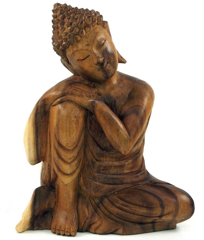 Guru-Shop Buddhafigur Sitzender Buddha, Holzbuddha, Buddha Statue,.. von Guru-Shop