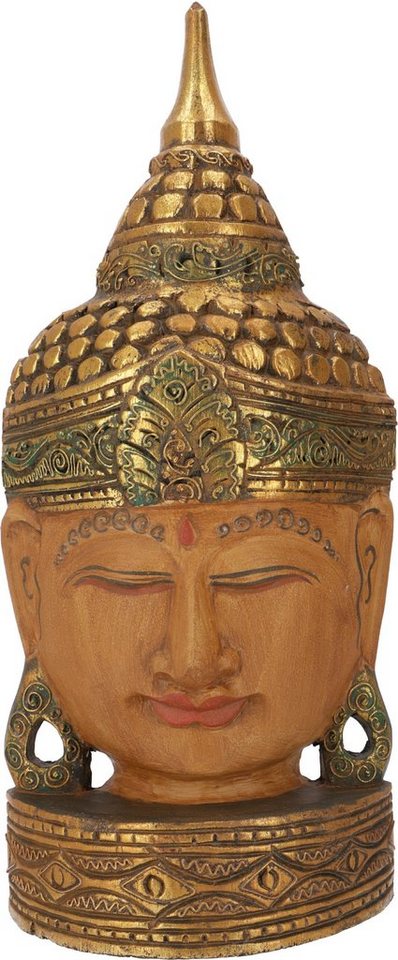 Guru-Shop Buddhafigur Stehende Buddha Maske, Thai Buddha Statue -.. von Guru-Shop