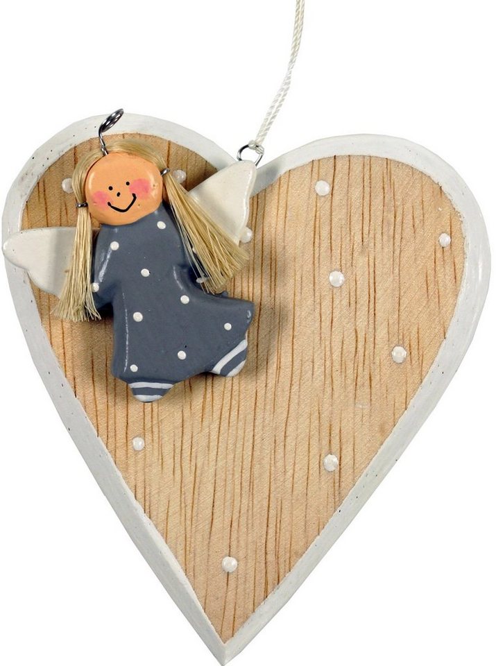 Guru-Shop Christbaumschmuck Christbaumschmuck Herz mit Schutzengel in 3.. Guru-Shop Christbaumschmuck Christbaumschmuck Herz mit Schutzengel in 3.. von Guru-Shop