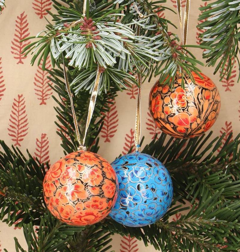 Guru-Shop Christbaumschmuck Upcycling Weihnachtskugel 3er Geschenk Set aus.. Guru-Shop Christbaumschmuck Upcycling Weihnachtskugel 3er Geschenk Set aus.. von Guru-Shop