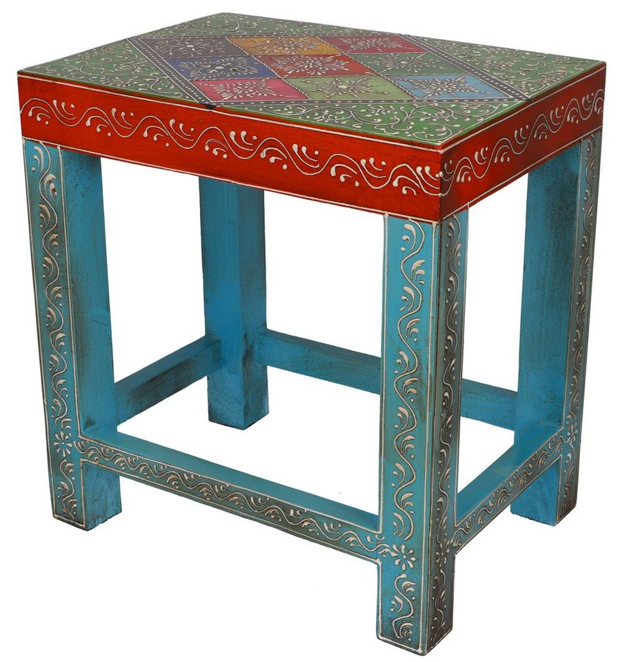 Guru-Shop Couchtisch Bemalter kleiner Beistelltisch, Hocker - Modell.. Guru-Shop Couchtisch Bemalter kleiner Beistelltisch, Hocker - Modell.. von Guru-Shop