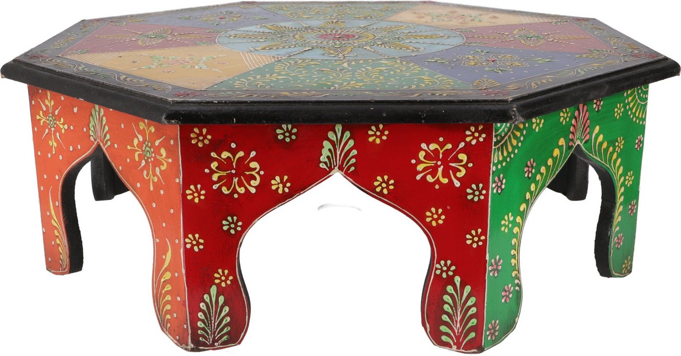 Guru-Shop Couchtisch Bemalter kleiner Tisch, Minitisch, Blumenbank -.. von Guru-Shop