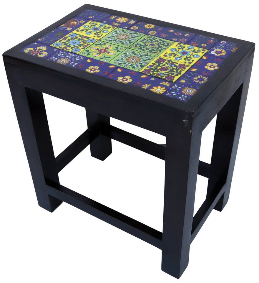 Guru-Shop Couchtisch Kleiner Tisch mit Fliesenmosaik - 40cm Guru-Shop Couchtisch Kleiner Tisch mit Fliesenmosaik - 40cm von Guru-Shop