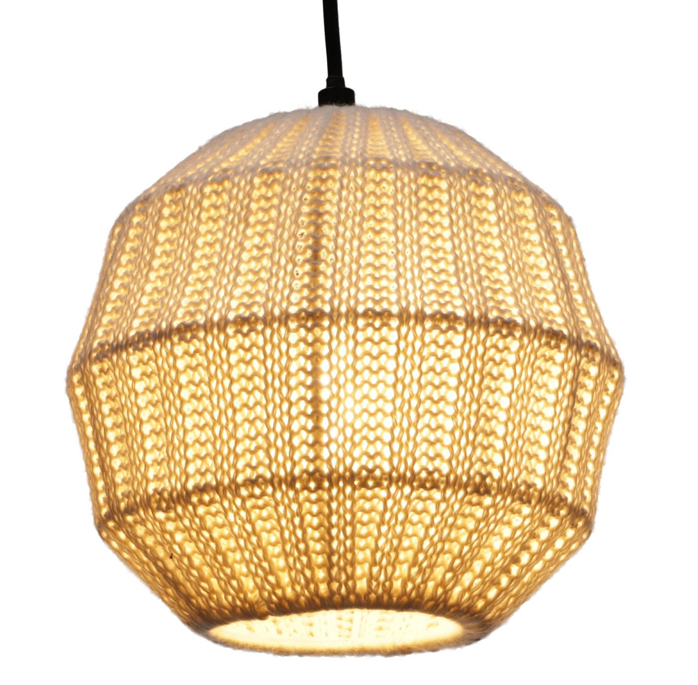 Guru-Shop Deckenleuchten Moderne Deckenleuchte aus gestrickter Baumwolle.., Leuchtmittel nicht inklusive Guru-Shop Deckenleuchten Moderne Deckenleuchte aus gestrickter Baumwolle.., Leuchtmittel nicht inklusive von Guru-Shop