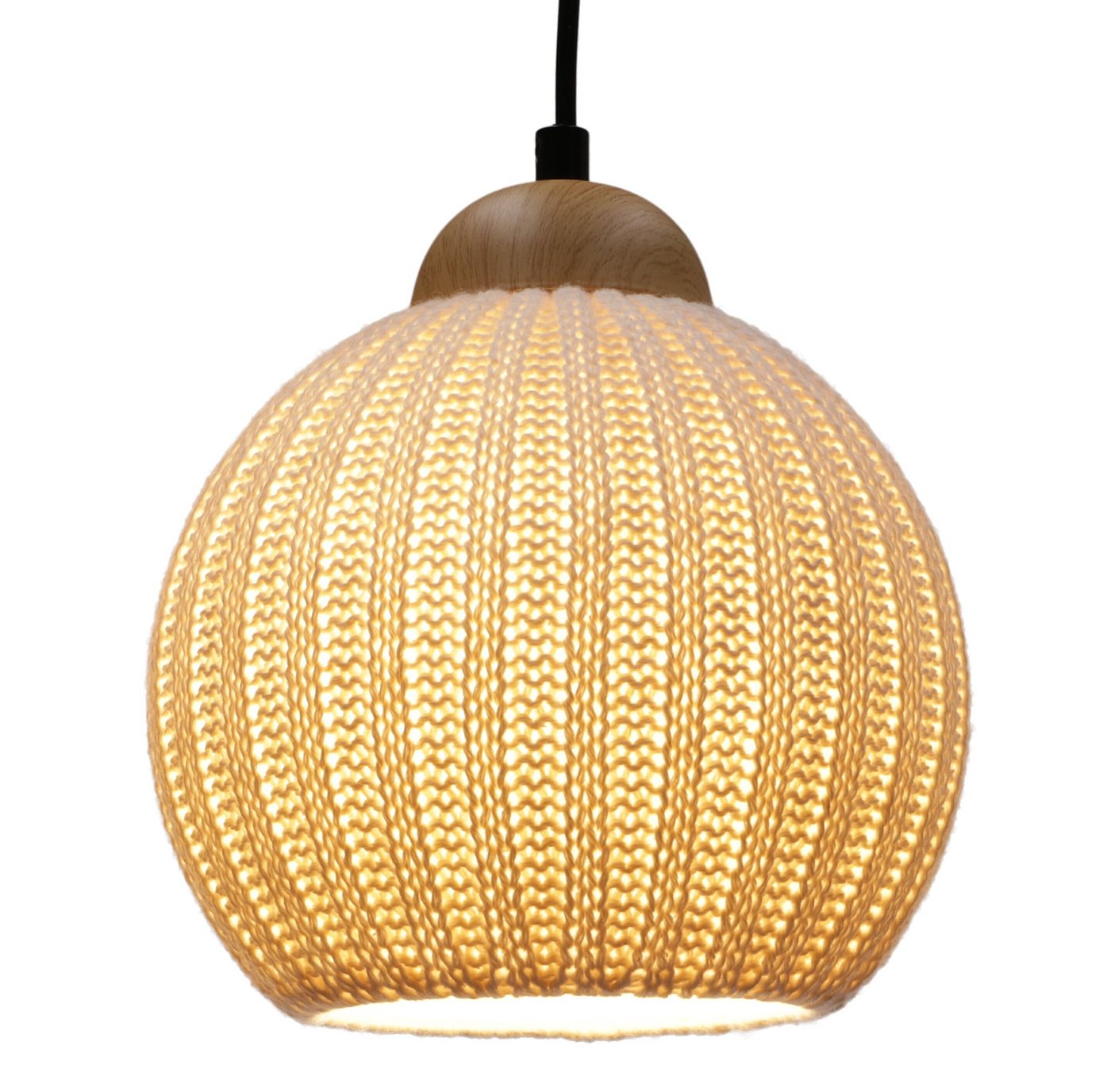 Guru-Shop Deckenleuchten Moderne Deckenleuchte aus gestrickter Baumwolle.., Leuchtmittel nicht inklusive Guru-Shop Deckenleuchten Moderne Deckenleuchte aus gestrickter Baumwolle.., Leuchtmittel nicht inklusive von Guru-Shop