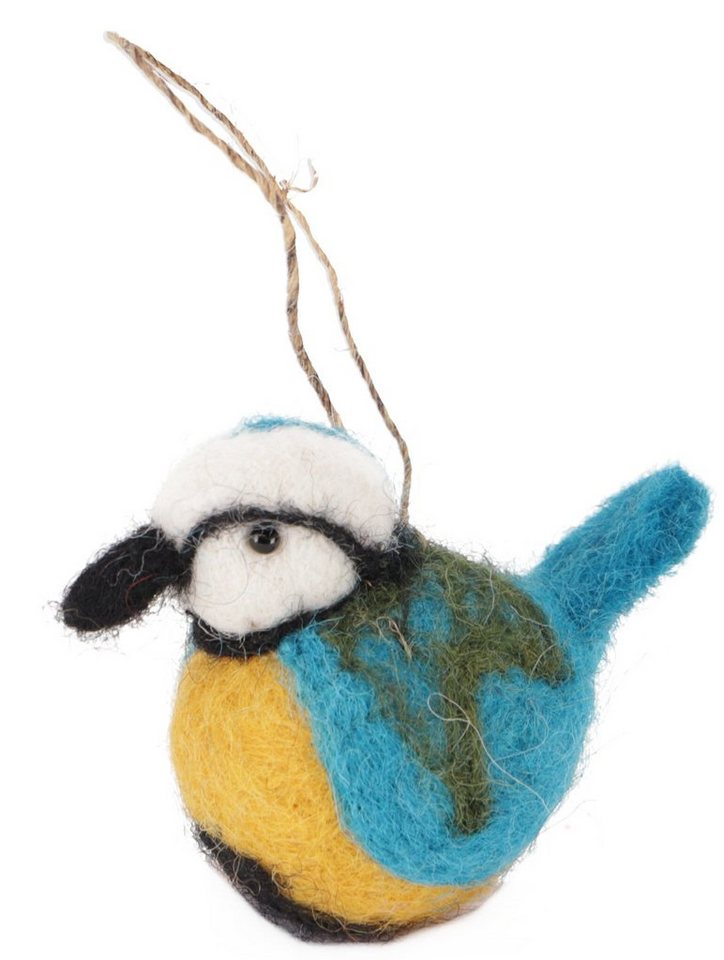 Guru-Shop Dekofigur Filzdekoration Vogel, handgemachte Tiere aus.. von Guru-Shop