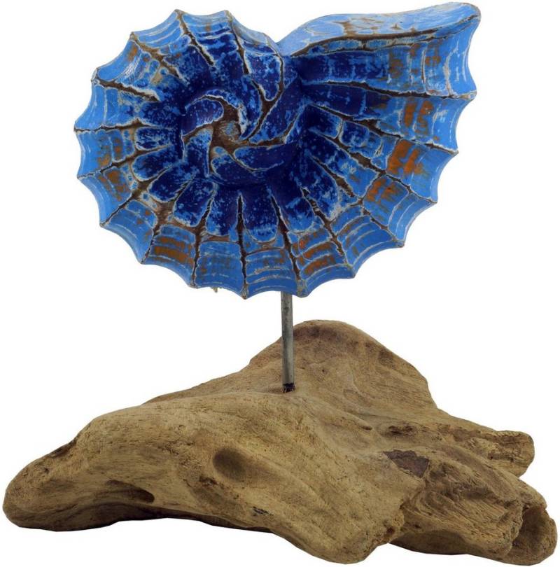 Guru-Shop Dekoobjekt Dekofigur Muschel aus Holz - Modell 7 von Guru-Shop