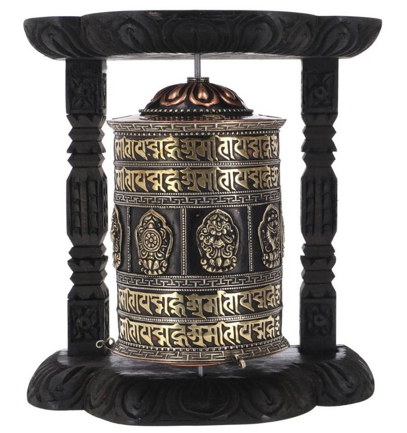 Guru-Shop Dekoobjekt Große Tibetische Gebetsmühle mit geschnitztem.. Guru-Shop Dekoobjekt Große Tibetische Gebetsmühle mit geschnitztem.. von Guru-Shop