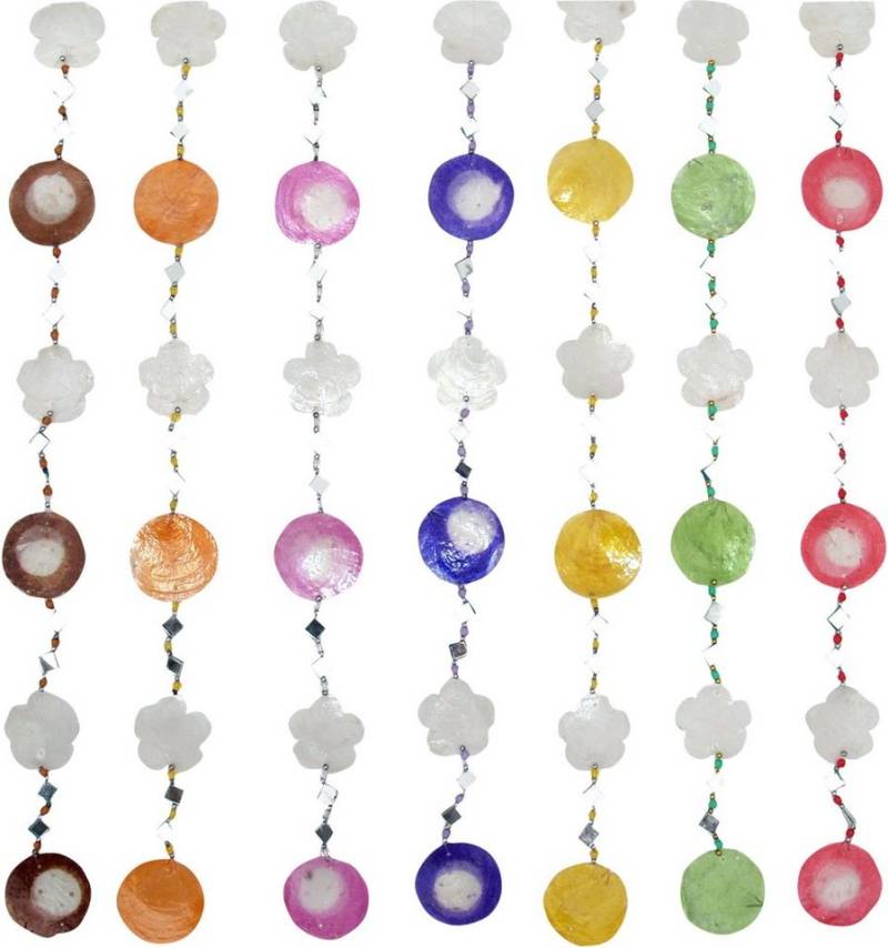 Guru-Shop Dekoobjekt Muschel & Spiegelkette Mobile Guru-Shop Dekoobjekt Muschel & Spiegelkette Mobile von Guru-Shop