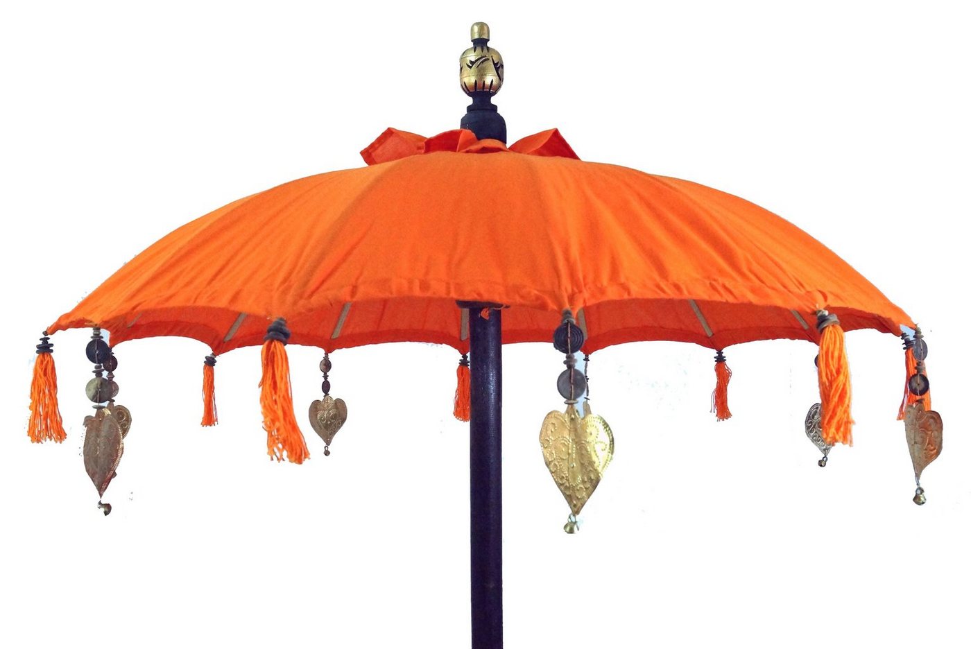 Guru-Shop Dekoobjekt Zeremonienschirm, asiatischer Dekoschirm - orange von Guru-Shop