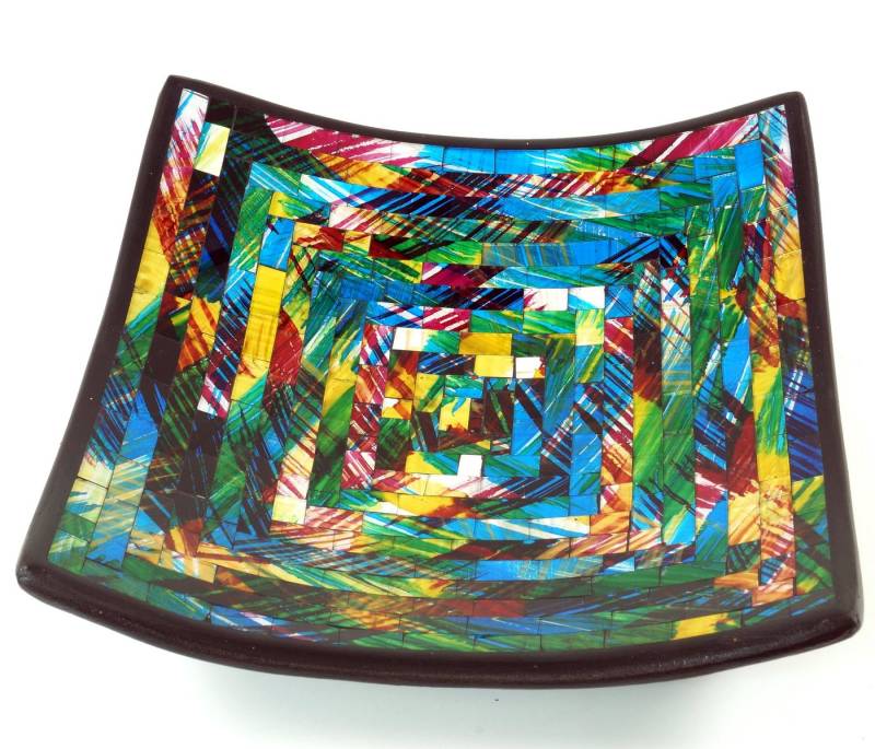 Guru-Shop Dekoschale Eckige Mosaikschale, Untersetzer, Dekoschale,.. Guru-Shop Dekoschale Eckige Mosaikschale, Untersetzer, Dekoschale,.. von Guru-Shop