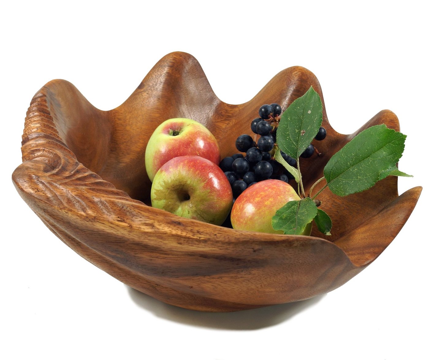 Guru-Shop Dekoschale Obstschale Muschel, geschnitzte Obstschale - M3.. von Guru-Shop