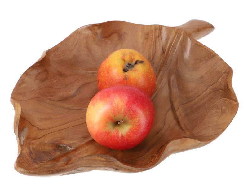 Guru-Shop Dekoschale Obstschale aus Holz, geschnitzte Obstschale,.. von Guru-Shop