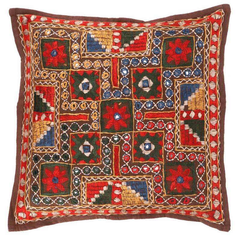 Guru-Shop Kissenbezüge Kissenhülle, Orient Kissenbezug, bestickter.. von Guru-Shop