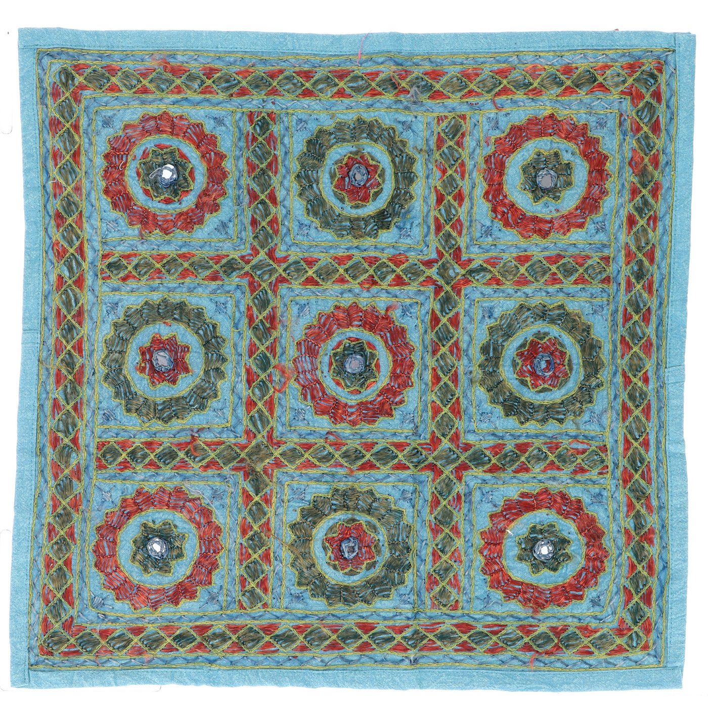 Guru-Shop Kissenbezüge Kissenhülle, Orient Kissenbezug, bestickter.. von Guru-Shop