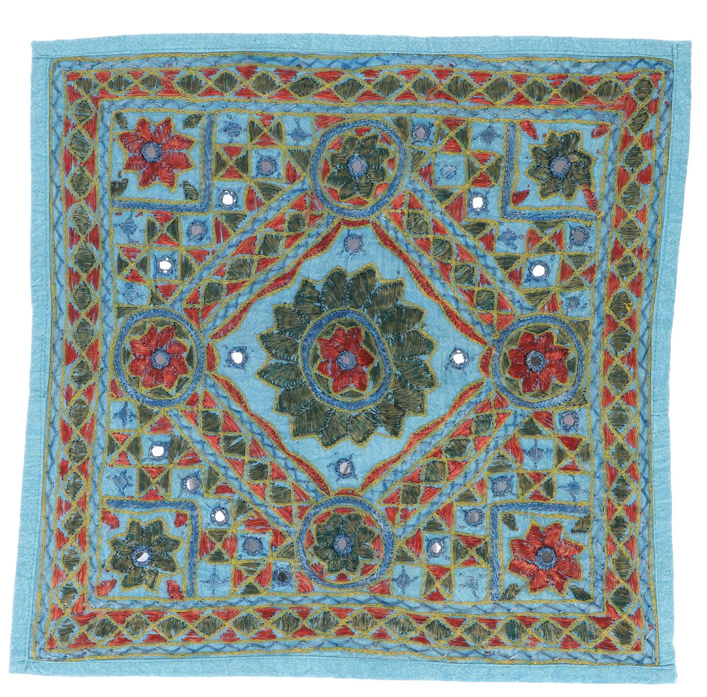 Guru-Shop Kissenbezüge Kissenhülle, Orient Kissenbezug, bestickter.. von Guru-Shop