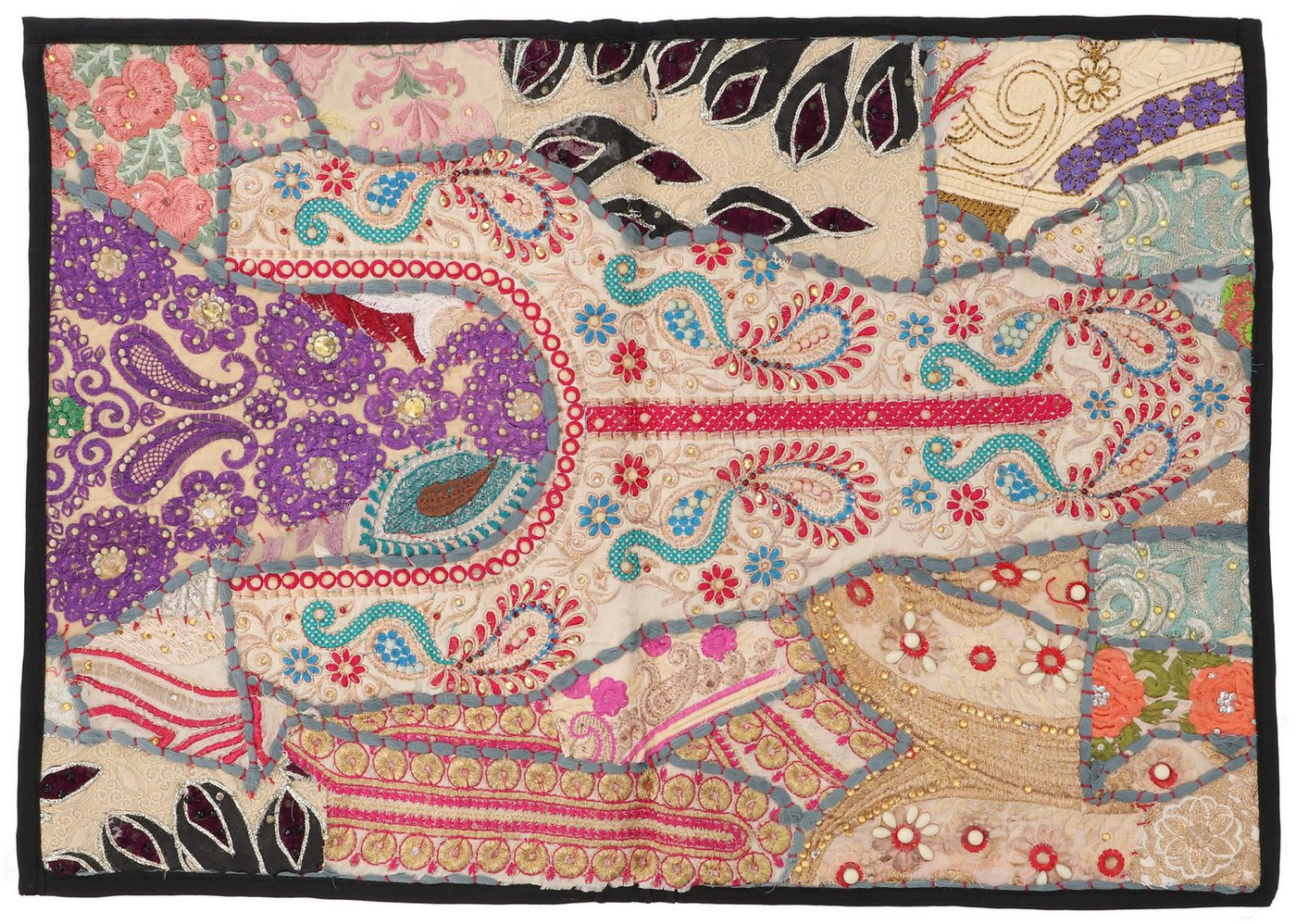 Guru-Shop Kissenbezüge Patchwork Kissenhülle 60x40 cm, Dekokissen.. Guru-Shop Kissenbezüge Patchwork Kissenhülle 60x40 cm, Dekokissen.. von Guru-Shop