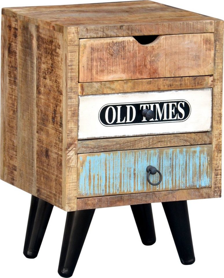 Guru-Shop Kommode Schubfach Schrank mit Füßen im Vintage-Design -.. von Guru-Shop