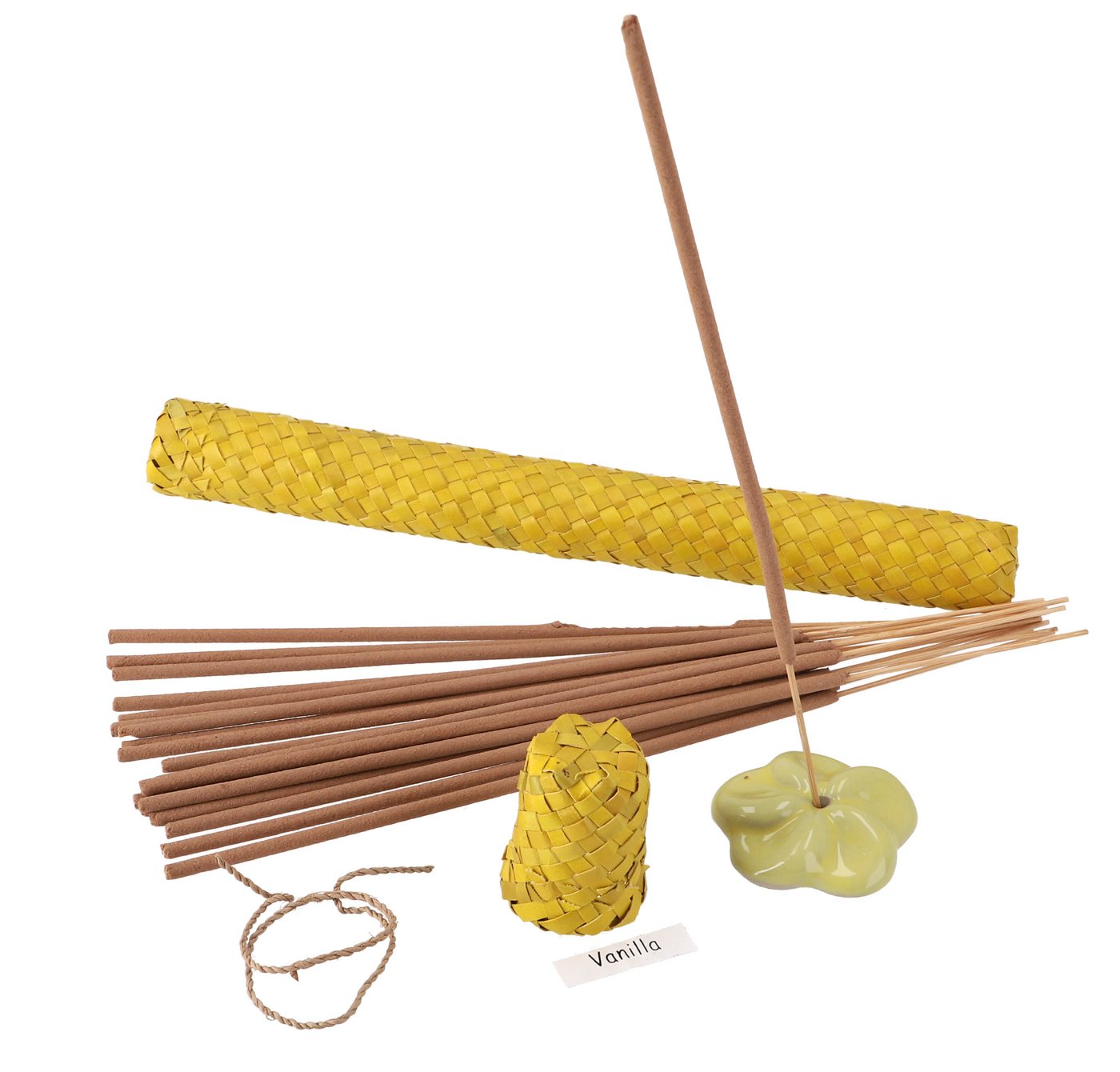 Guru-Shop Räucherstäbchen Balinesiches Räucherstäbchen Set - Vanille Guru-Shop Räucherstäbchen Balinesiches Räucherstäbchen Set - Vanille von Guru-Shop