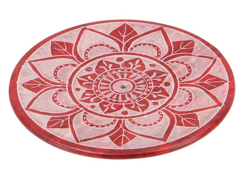 Guru-Shop Räucherstäbchen-Halter Indischer Räucherstäbchenhalter Ø 7,5 cm aus.. von Guru-Shop