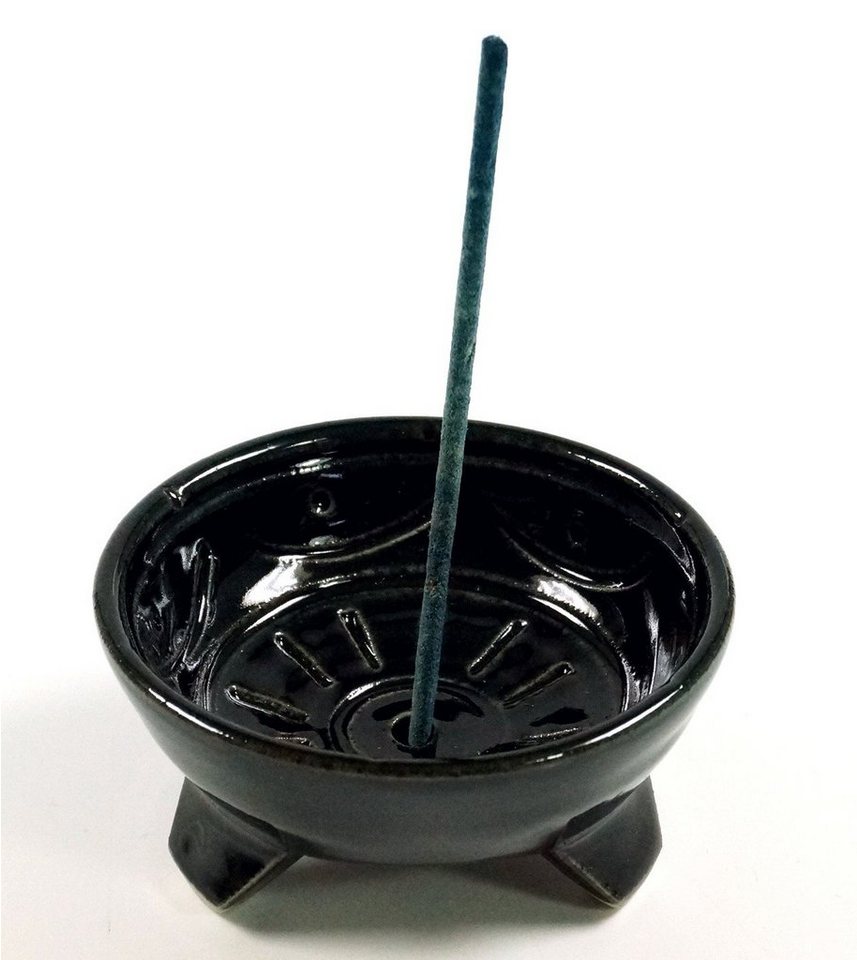Guru-Shop Räucherstäbchen-Halter Keramik Räucherstäbchen Schale Guru-Shop Räucherstäbchen-Halter Keramik Räucherstäbchen Schale von Guru-Shop