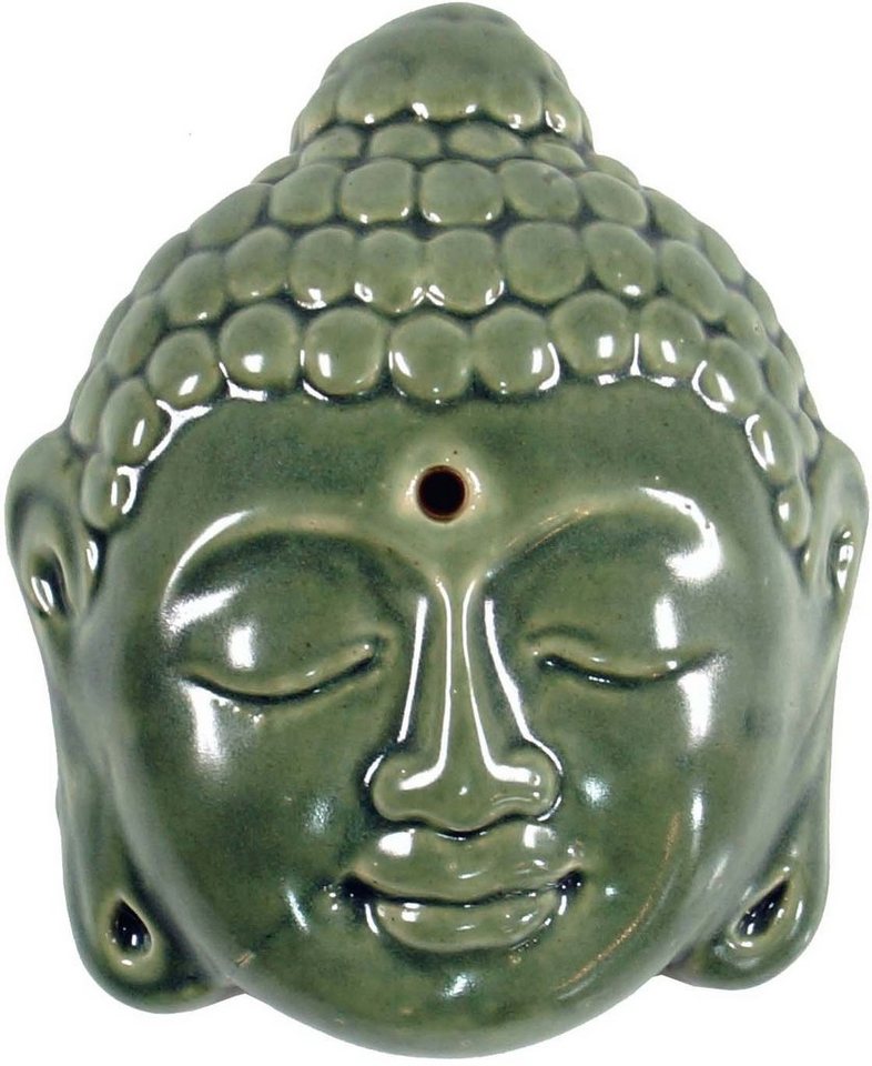 Guru-Shop Räucherstäbchen-Halter Räucherstäbchenhalter aus Keramik Buddhakopf.. Guru-Shop Räucherstäbchen-Halter Räucherstäbchenhalter aus Keramik Buddhakopf.. von Guru-Shop