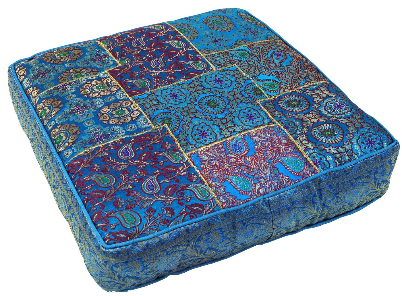 Guru-Shop Sitzkissen Orientalisches eckiges Patchwork Kissen 50 cm,.. Guru-Shop Sitzkissen Orientalisches eckiges Patchwork Kissen 50 cm,.. von Guru-Shop