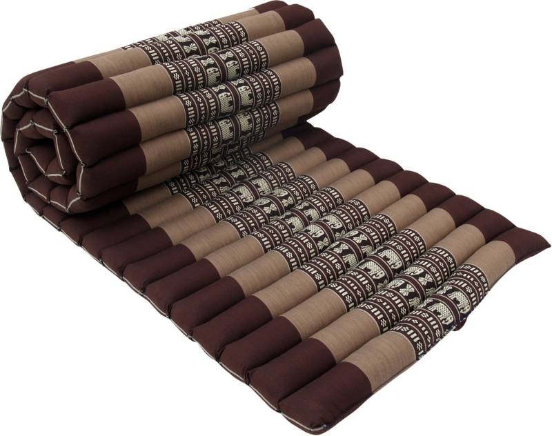 Guru-Shop Sitzkissen Rollbare Thaimatte, Bodenmatte mit Kapokfüllung.. von Guru-Shop