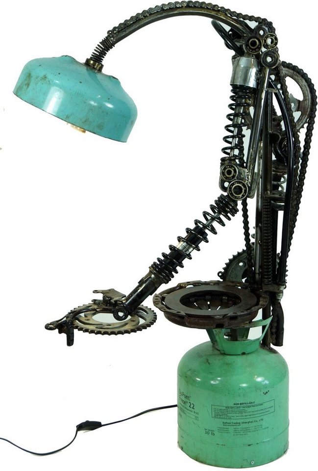 Guru-Shop Stehlampe Stehleuchte, Industrial Style, Upcycling.., Leuchtmittel nicht inklusive von Guru-Shop
