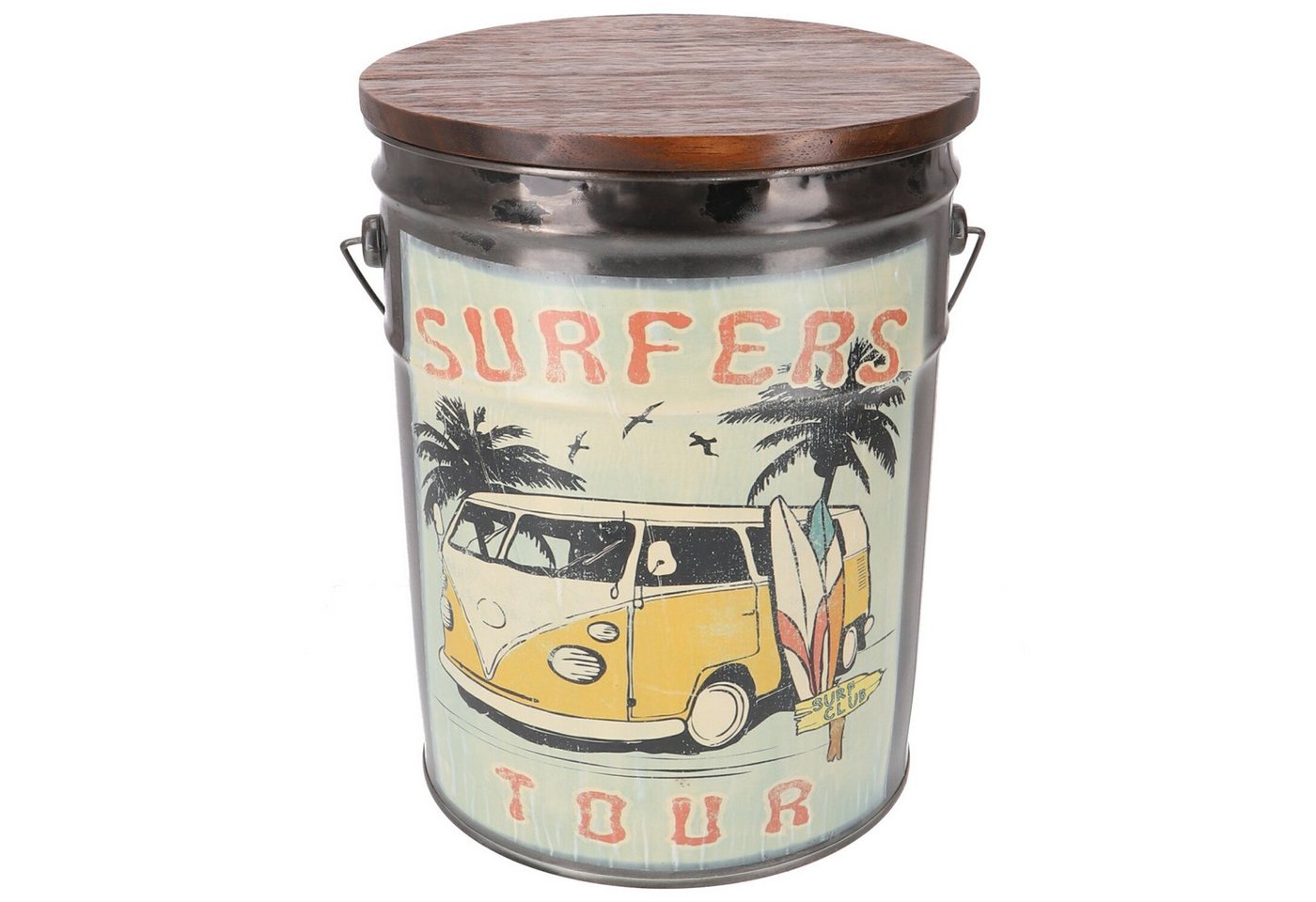 Guru-Shop Stuhl Hocker Eimer Sitzschemel mit Holzdeckel,.. von Guru-Shop