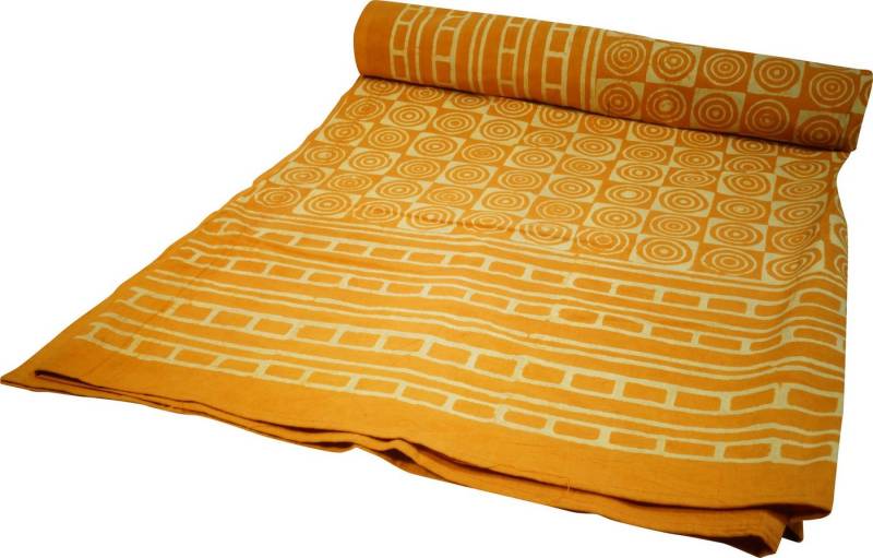 Guru-Shop Tagesdecke Blockdruck Tagesdecke, Bett & Sofaüberwurf,.. von Guru-Shop
