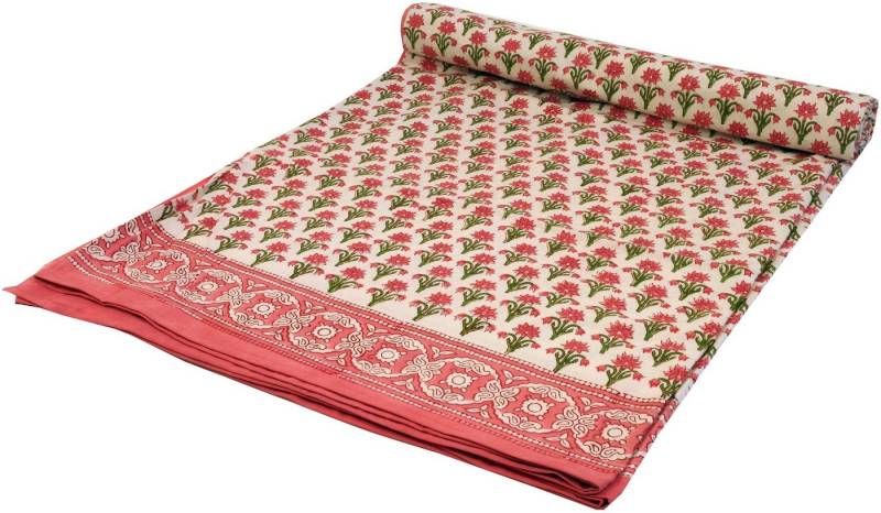 Guru-Shop Tagesdecke Blockdruck Tagesdecke, Bett & Sofaüberwurf,.. von Guru-Shop