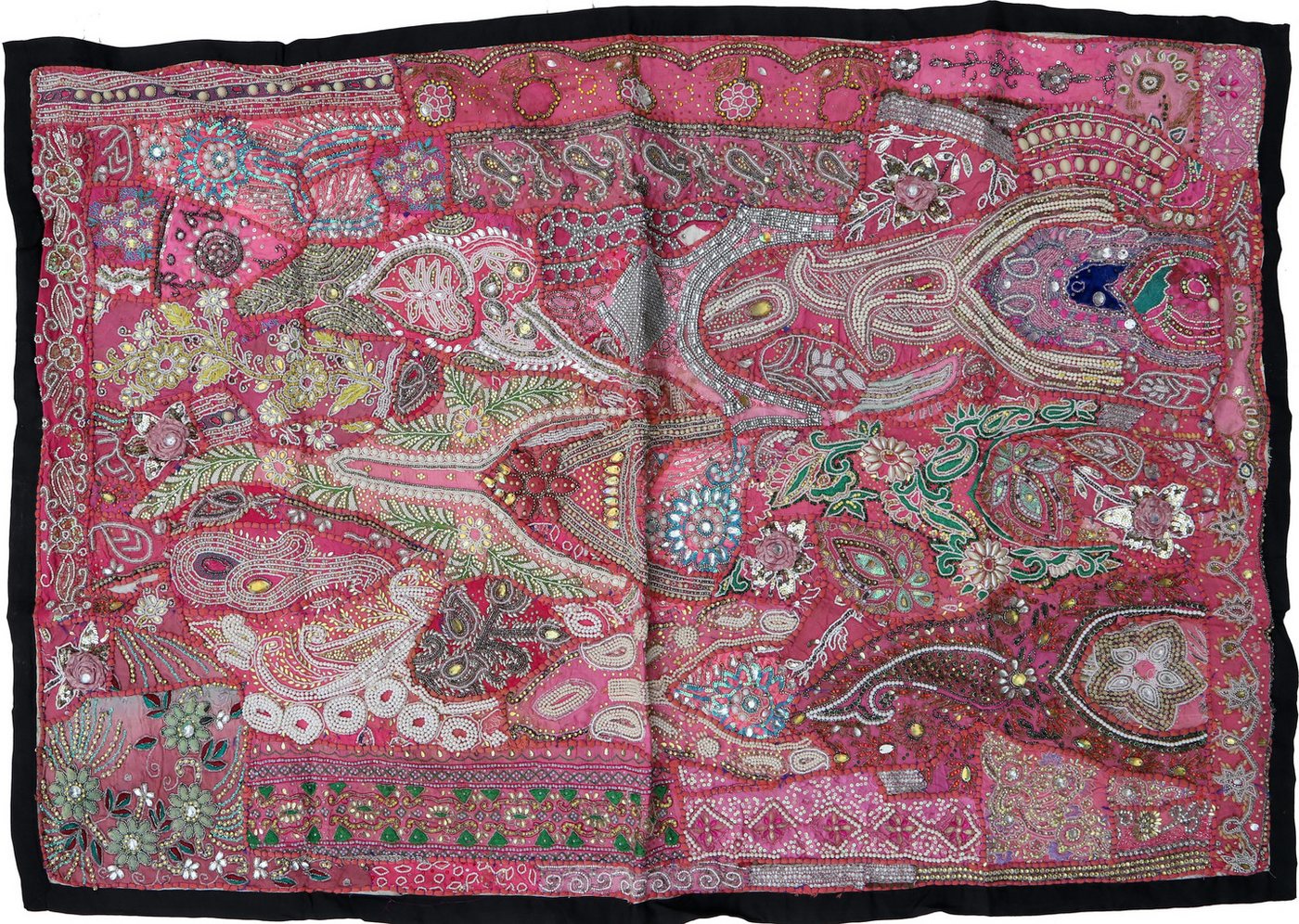 Guru-Shop Wandteppich Indischer Wandteppich Patchwork Wandbehang,.., Höhe: 100 mm Guru-Shop Wandteppich Indischer Wandteppich Patchwork Wandbehang,.., Höhe: 100 mm von Guru-Shop