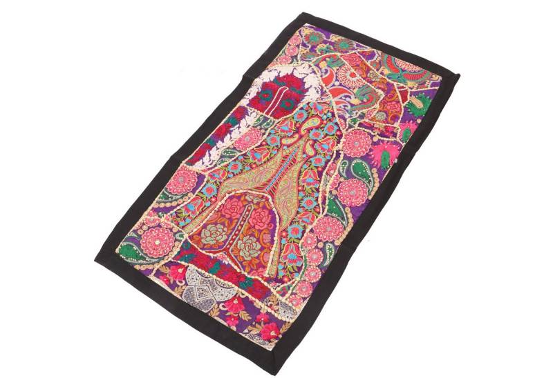 Guru-Shop Wandteppich Indischer Wandteppich Patchwork Wandbehang,.., Höhe: 45 mm von Guru-Shop