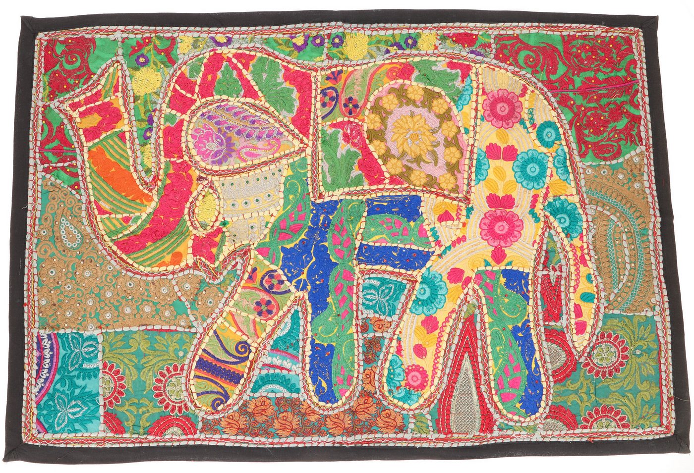 Guru-Shop Wandteppich Indischer Wandteppich Patchwork.., Höhe: 65 mm Guru-Shop Wandteppich Indischer Wandteppich Patchwork.., Höhe: 65 mm von Guru-Shop