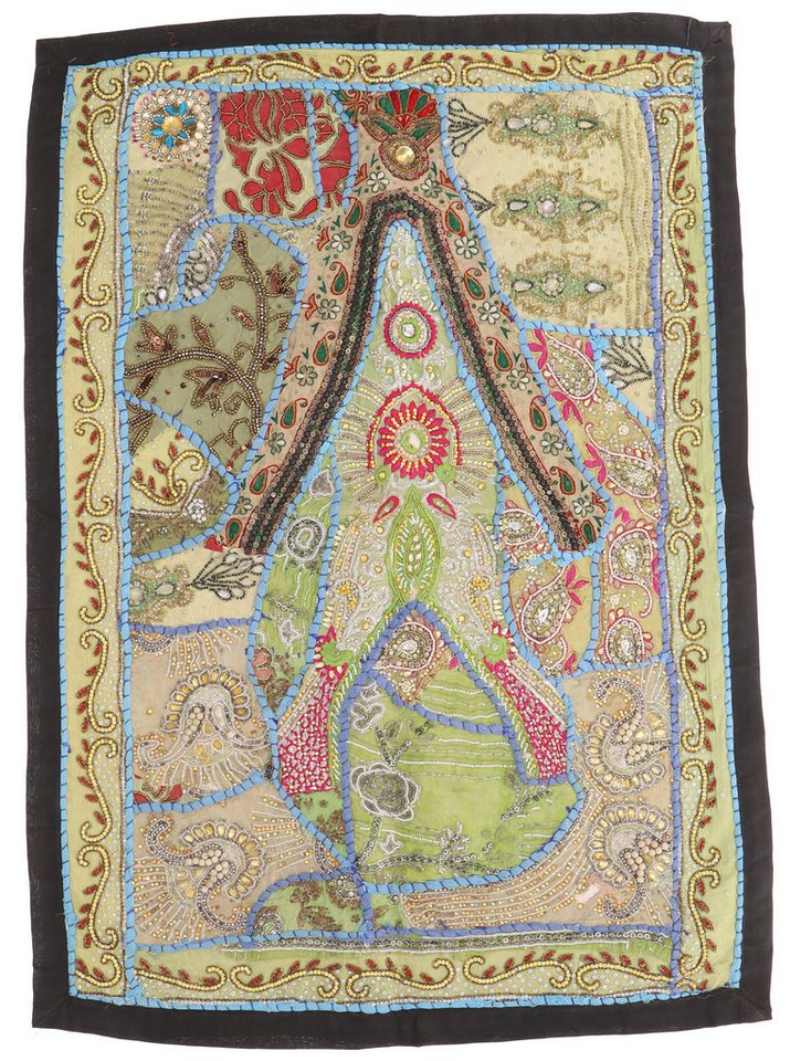 Guru-Shop Wandteppich Indischer Wandteppich Patchwork.., Höhe: 65 mm Guru-Shop Wandteppich Indischer Wandteppich Patchwork.., Höhe: 65 mm von Guru-Shop