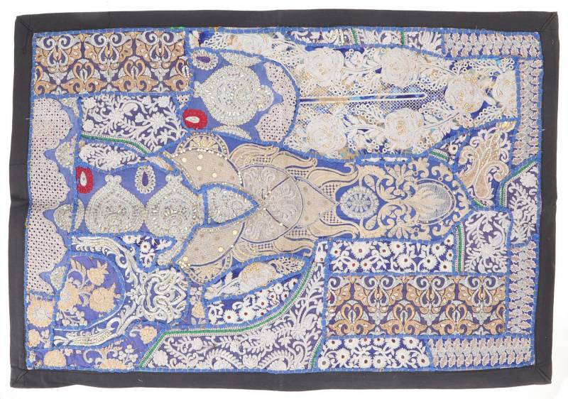 Guru-Shop Wandteppich Indischer Wandteppich Patchwork.., Höhe: 65 mm von Guru-Shop