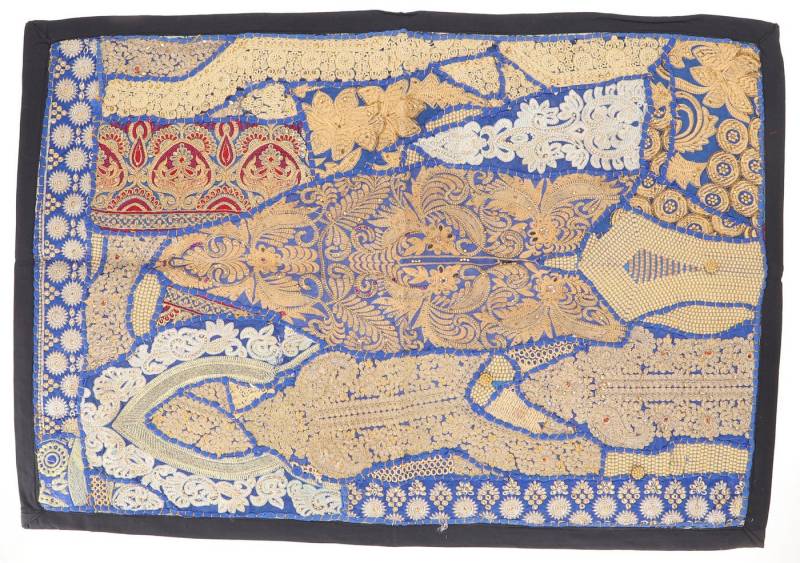 Guru-Shop Wandteppich Indischer Wandteppich Patchwork.., Höhe: 65 mm von Guru-Shop