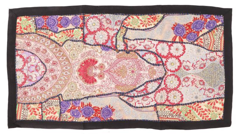 Guru-Shop Wandteppich Orientalischer Tischläufer, Wandbehang,.., Höhe: 85 mm von Guru-Shop