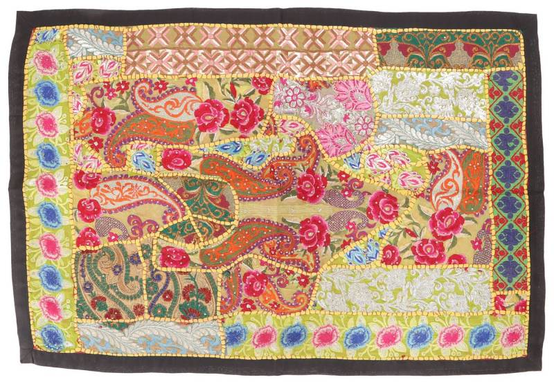 Guru-Shop Wandteppich Orientalischer Tischläufer, Wandbehang,.., Höhe: 95 mm von Guru-Shop