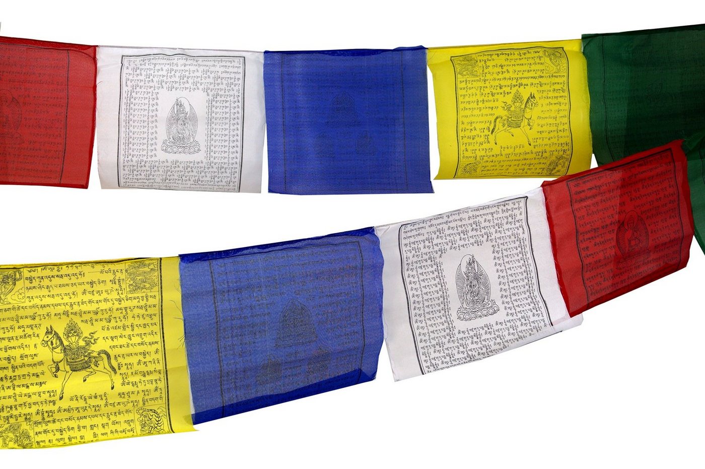 Guru-Shop Wimpelkette Tibetische Gebetsfahne in verschiedenen Längen.. von Guru-Shop