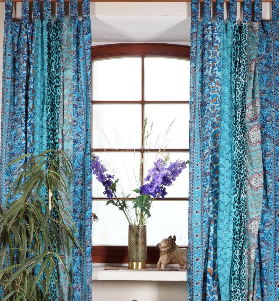 Guru-Shop Vorhang Boho Patchwork Vorhänge, 1 Paar Bohemia Gardine.. Guru-Shop Vorhang Boho Patchwork Vorhänge, 1 Paar Bohemia Gardine.. von Guru-Shop
