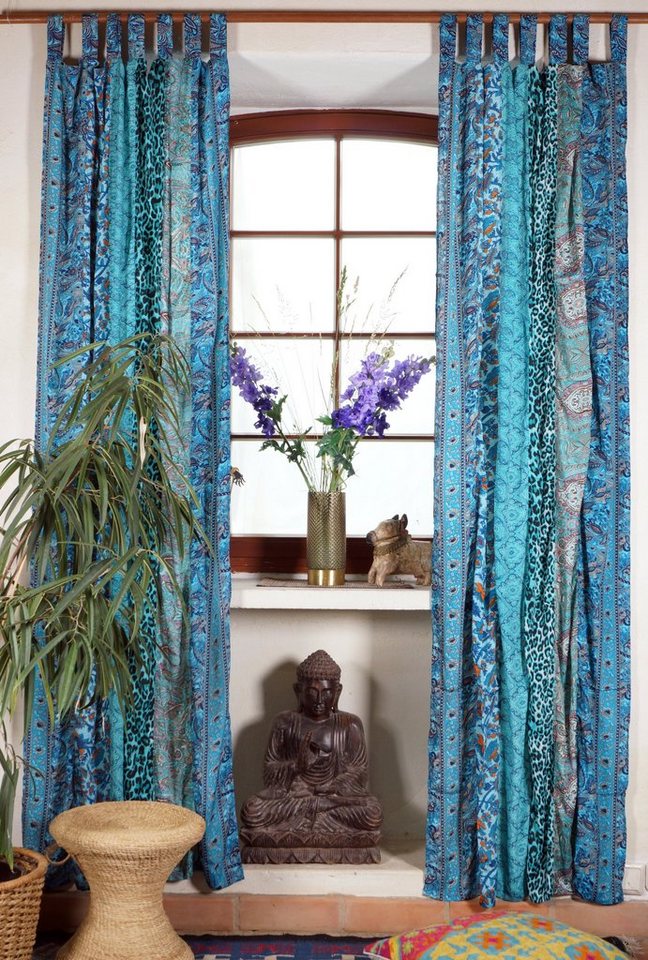 Guru-Shop Vorhang Boho Patchwork Vorhänge, 1 Paar Bohemia Gardine.. Guru-Shop Vorhang Boho Patchwork Vorhänge, 1 Paar Bohemia Gardine.. von Guru-Shop
