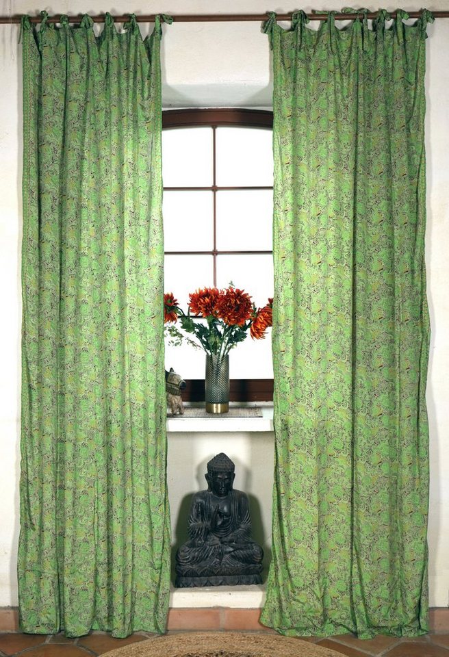 Guru-Shop Vorhang Seidige Boho Vorhänge, 1 Paar Bohemia Gardine.. Guru-Shop Vorhang Seidige Boho Vorhänge, 1 Paar Bohemia Gardine.. von Guru-Shop
