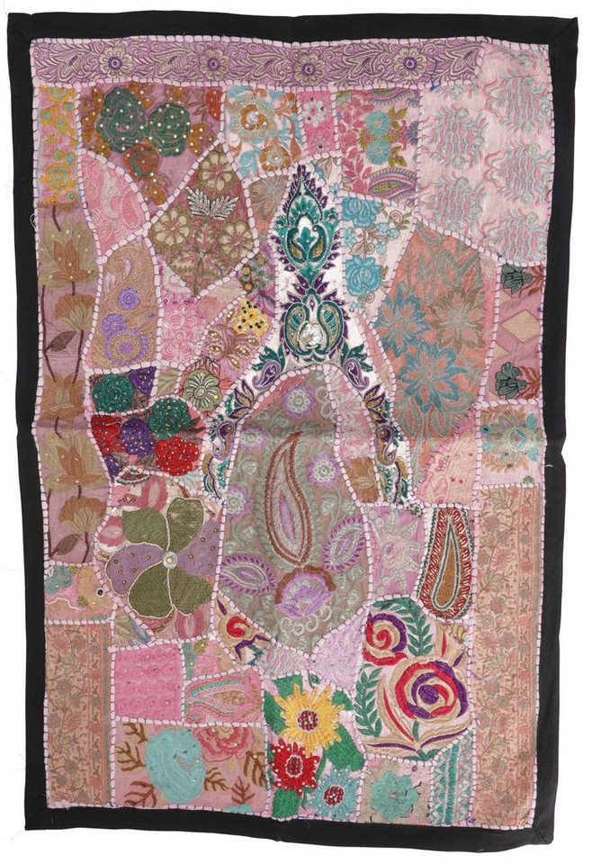 Guru-Shop Wandteppich Indischer Wandteppich Patchwork.., Höhe: 65 mm von Guru-Shop