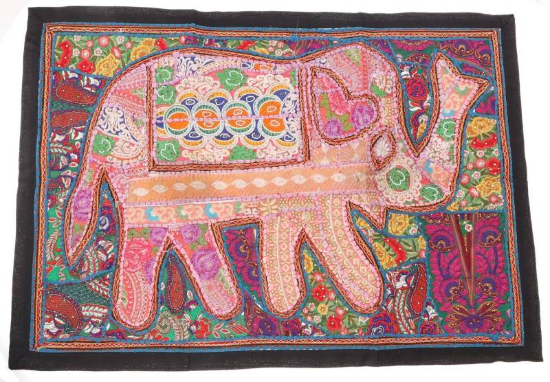 Wandteppich Orientalischer Elefant Tischläufer, Wandbehang,.., Guru-Shop, Höhe: 95 mm von Guru-Shop