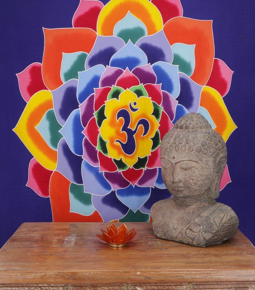 Guru-Shop Wandteppich Wandbehang, Wandtuch, Wandbild, Batiktuch - Om.., Höhe: 110 mm Guru-Shop Wandteppich Wandbehang, Wandtuch, Wandbild, Batiktuch - Om.., Höhe: 110 mm von Guru-Shop