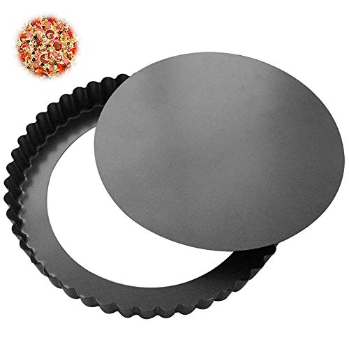 Gurxi Tarteform 26 cm Mit Hebeboden - Quicheform, Tarte Form für Kuchen und Pizza von Gurxi